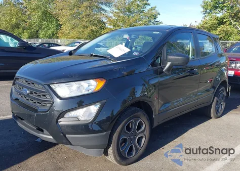 2020 Ford Ecosport S from USA, damaged, VIN MAJ6S3FL5LC366097